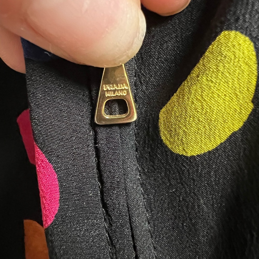 Vintage 80’s Prada Silk Dress - Picture 2 of 9